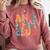 Anti Social Dog Moms Club Introvert Dog Mom Retro Men Women Comfort Colors Sweatshirt Crimson