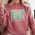 Anti-Social Introvert Butterfly Comfort Colors Sweatshirt Crimson