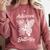 Antisocial Butterfly Introvert Anti Party People Comfort Colors Sweatshirt Crimson