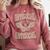 Antisocial Butterfly Quote Socially Selective Introvert Comfort Colors Sweatshirt Crimson