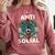 Antisocial Introvert I Like Being Alone Comfort Colors Sweatshirt Crimson