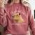 Antisocial Introvert Capybara Sarcastic Humor Comfort Colors Sweatshirt Crimson