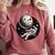 Astronaut Aesthetic Holding Moon Balloon Planets Introvert Comfort Colors Sweatshirt Crimson