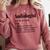 Audiologist Audiology Student Graduation Ear Doctor Comfort Colors Sweatshirt Crimson