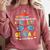 Awesome Kindergarten Graduate Looks Like 2024 Graduation Comfort Colors Sweatshirt Crimson