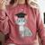 Bachelor Master Cats Graduation 2026 Graduate Comfort Colors Sweatshirt Crimson