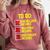 Bachelors Masters Doctorate Degree DR PHD Graduation Comfort Colors Sweatshirt Crimson