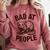Bad At People Ferret Introvert Saying Slogan Comfort Colors Sweatshirt Crimson Bad At People Ferret Introvert Saying Slogan Comfort Colors Sweatshirt Crimson