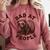 Bad At People Ferret Introvert Saying Slogan Tee Comfort Colors Sweatshirt Crimson