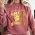 This Badass Has a Masters Degree College Graduation Comfort Colors Sweatshirt Crimson