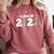 Band Geek Music Class Of 2020 Graduation Comfort Colors Sweatshirt Crimson