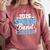 Band Senior Sister Class Of 2026 Senior Band Graduation Comfort Colors Sweatshirt Crimson