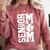 Baseball Senior Mom Class Of 2026 Senior Night Graduation Comfort Colors Sweatshirt Crimson