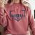 Baseball Senior Night Baseball Senior 2025 Graduation 50 Comfort Colors Sweatshirt Crimson