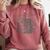 Basketball Senior For Boys &Girls Class 2025 Graduation Comfort Colors Sweatshirt Crimson