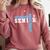 Basketball Senior Night Basketball Senior 2025 Graduation 40 Comfort Colors Sweatshirt Crimson