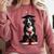 Bernese Mountain Dog Graduation Cap Graduate Training School For Men Women Girls Kids Comfort Colors Sweatshirt Crimson
