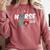 Best Nurse Graduation- RN Nurse Established 2019 LPN Comfort Colors Sweatshirt Crimson