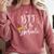 Bff Of The Graduate Graduation Best Friend Of Graduate Comfort Colors Sweatshirt Crimson