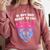 Bi Shy And Ready To Cry Bisexual Introvert Bi Pride Comfort Colors Sweatshirt Crimson