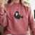 Bird Please Chew Quieter Introvert Quietness Comfort Colors Sweatshirt Crimson