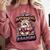 Book Lover Owl Reading Books Introvert Bookworm Comfort Colors Sweatshirt Crimson
