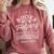 Books Helping Introverts Avoid Conversation Apparel Premium Tri-Blend Comfort Colors Sweatshirt Crimson