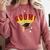Boom Graduation Hat And Diploma For Proud Graduate Comfort Colors Sweatshirt Crimson