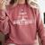 Born To Argue Advocate Attorney Law Graduation Lawyer Comfort Colors Sweatshirt Crimson