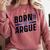 Born To Argue Graduation Lawyer Advocate Attorney Law Comfort Colors Sweatshirt Crimson