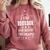 I Like Bourbon And Maybe Two People Introvert Alcohol Lover Comfort Colors Sweatshirt Crimson