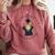 Boys Girls Kindergarten Graduate Sloth Graduation Cap Comfort Colors Sweatshirt Crimson