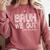 Bruh We Out 5th Graders Fifth Grade Graduation Class Of 2026 Comfort Colors Sweatshirt Crimson