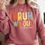 Bruh We Out 6th Graders Second Grade Graduation Comfort Colors Sweatshirt Crimson