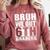 Bruh We Out 6th Graders Sixth Grade Graduation Class Of 2025 Comfort Colors Sweatshirt Crimson