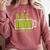 Bsc Completed Bachelor Of Science Graduation 2025 Comfort Colors Sweatshirt Crimson