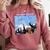Cadets Celebrate Academy Graduation Comfort Colors Sweatshirt Crimson