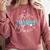 I Can't I'm In Nursing School Nurse Graduation Comfort Colors Sweatshirt Crimson
