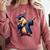 Capybara Graduation Dabbing Capy Wearing Graduate Gown Comfort Colors Sweatshirt Crimson