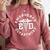 Care Giver RN Emergency Nurse Graduation ED Techs Department Comfort Colors Sweatshirt Crimson