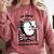 Cat With Coffee On Computer Go Away I'm Introverting Comfort Colors Sweatshirt Crimson