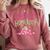 Certified Homebody Trendy Frog Introvert Comfort Colors Sweatshirt Crimson
