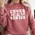 Cheerleading Senior Night Cheer Senior 2025 Graduation 1 Comfort Colors Sweatshirt Crimson