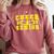 Cheerleading Senior Night Cheer Senior 2025 Graduation 10 Comfort Colors Sweatshirt Crimson