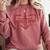 Cheerleading Senior Night Cheer Senior 2026 Graduation 69 Comfort Colors Sweatshirt Crimson