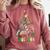Christmas Audiology Tree Audiology Student Graduation Comfort Colors Sweatshirt Crimson