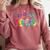 Class Of 1966 School Reunion College Highschool Graduation Comfort Colors Sweatshirt Crimson