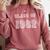 Class Of 1982 82 School Reunion Graduation Party Comfort Colors Sweatshirt Crimson