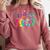 Class Of 1987 School Reunion College Highschool Graduation Comfort Colors Sweatshirt Crimson