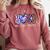 Class Of 1990 Shirt Tie Dye Senior Graduation Class Reunion Comfort Colors Sweatshirt Crimson